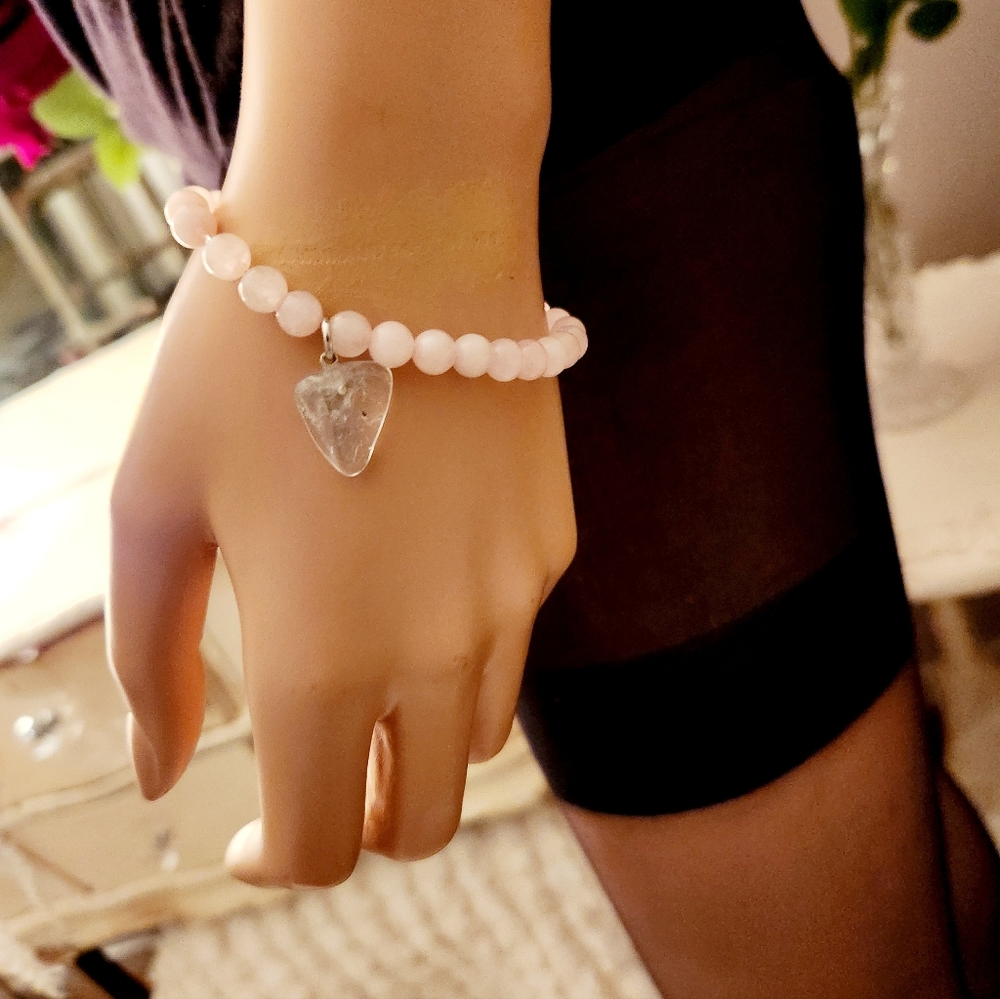 $3/25 Rose Quartz bracelet